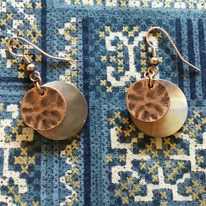 Abalone shell earrings